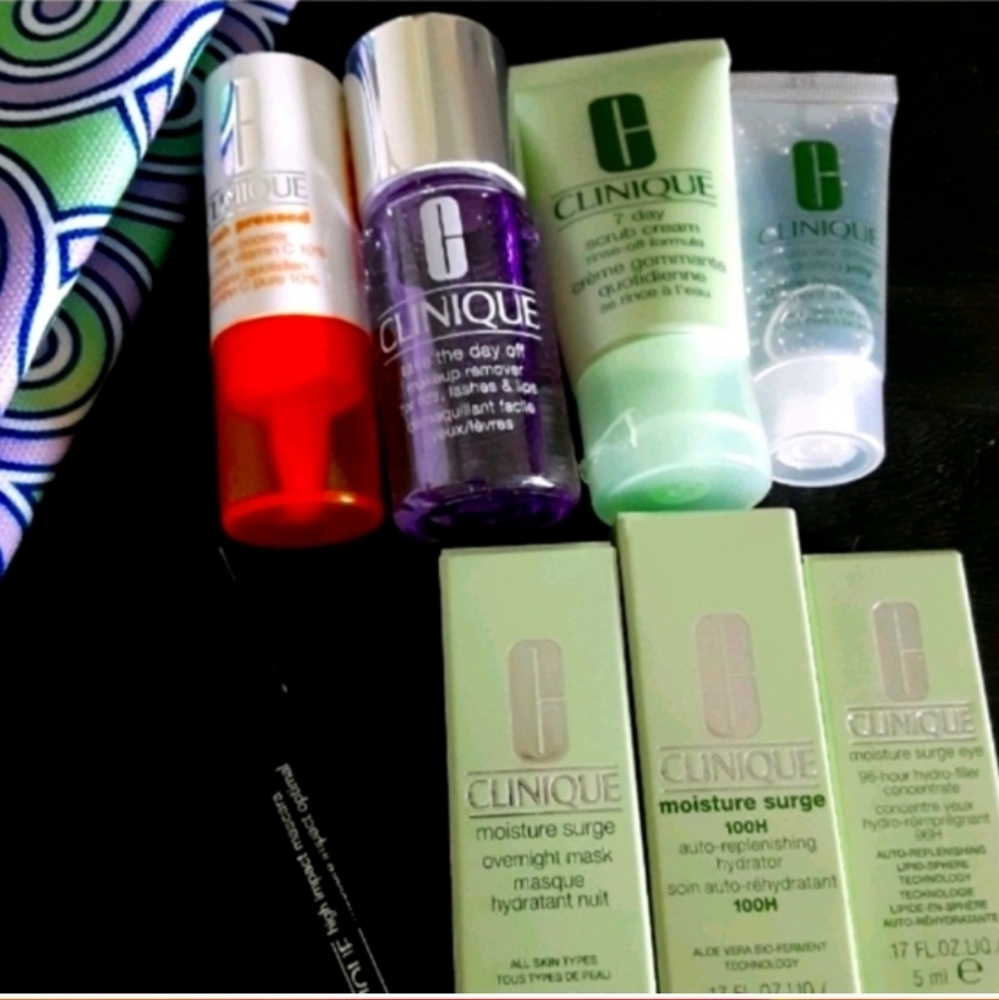 Clinique 9 piece Skincare Bundle NWT